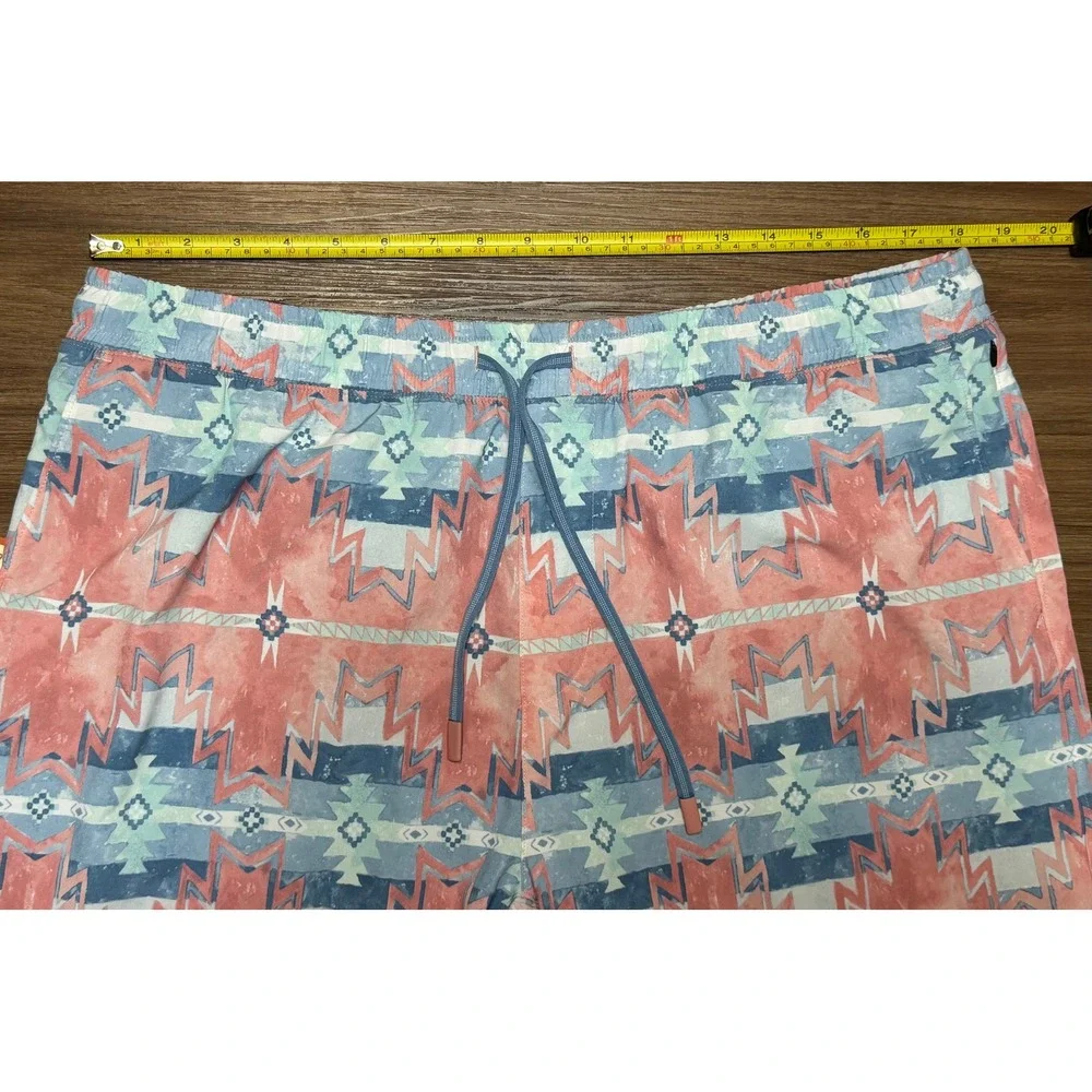 Faherty Shorelite Trunk Mens Water Color Star Nation Swim Shorts Lined Sz 2XL
